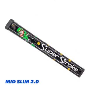レッド/ブラック スーパーストローク Mid Slim 2.0 ゴルフパター