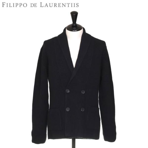 FILIPPO DE LAURENTIIS フィリッポ デ ローレンティス カーディガン ショールカ...