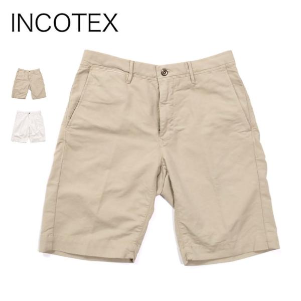 INCOTEX SLACKS インコテックス スラックス ショートパンツ ショーツ コットン メンズ...