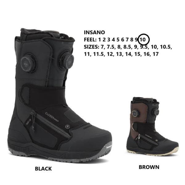 26-27 RIDE ライド スノーボード ブーツ INSANO　 メンズ BOA 正規販売店 sn...