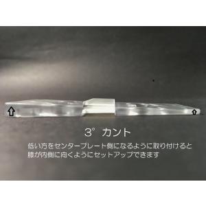ACT-GEAR 3度カントプレート:ポリカ ...の詳細画像2