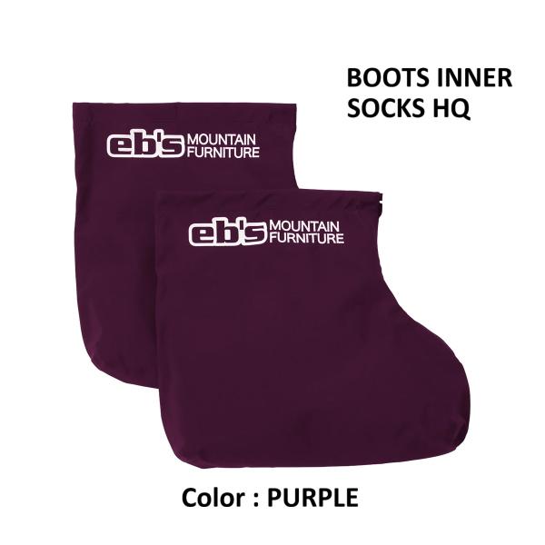 ブーツ カスタムアイテム　eb`s【エビス】BOOTS INNER SOCKS HQ　PURPLE　...