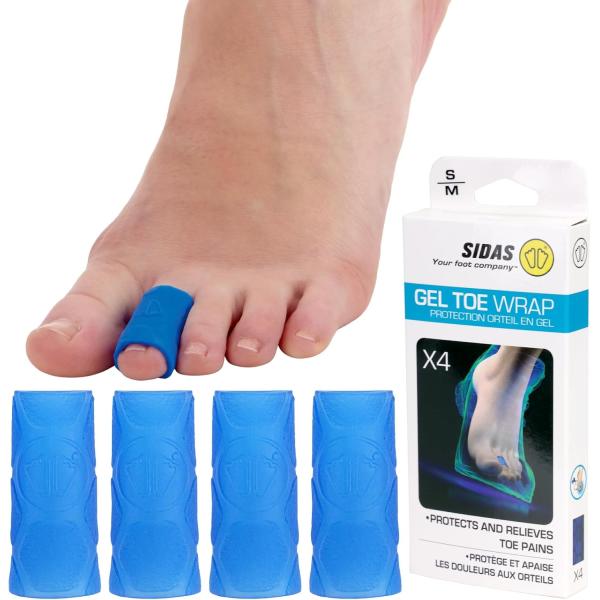 シダス SIDAS ジェル トゥ ラップ（Gel Toe Wrap）足指用・ウォーキング・登山・ラン...