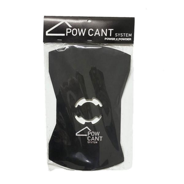 POW CANT SYSTEM パウカントシステム  CANT PLATE BLACK