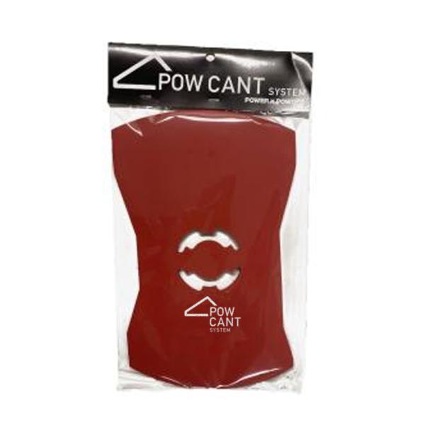 POW CANT SYSTEM パウカントシステム  CANT PLATE RED/WHITE