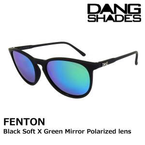 DANG SHADES サングラス FENTON Black Soft X Green Mirror Polarized lens 偏光レンズ フェントン ダンシェイディーズ｜snow5