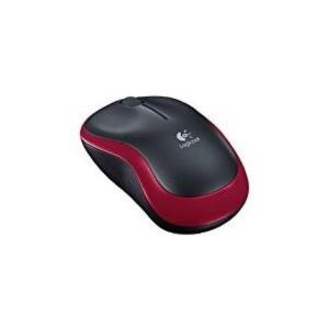 LOGICOOL ワイヤレス 光学式 3ボタン レッド M185RD