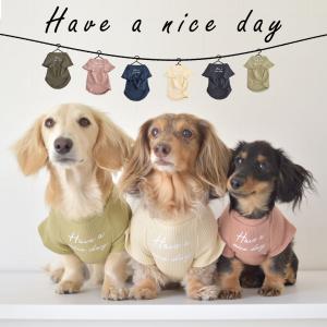 ワッフルフレンオリジナル　ダックスサイズ　snowdrop　フレンチ袖Ｔシャツ　ロゴ服　dog