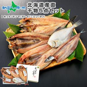 北海道 干物 セット 詰め合わせ 5点 お土産 海産物 海鮮 ギフト ホッケ 秋刀魚 カレイ 鰊 鯖 食べ物｜snowland