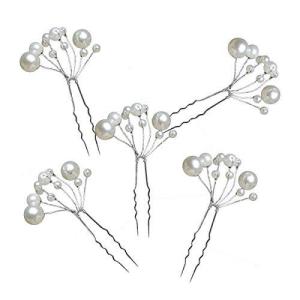 AVILMORE パール ヘアピン 5本 結婚式 パーティー 発表会 お呼ばれ