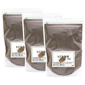 自然健康社 ヒジキ粉末 1kg×3個 チャック付き袋入り