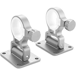 ロッドホルダー 傘立て 折りたたみ 釣り 置き竿 ポールホルダー 釣竿ホルダー ボックス用 固定器 グレー 2個入