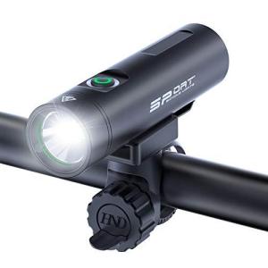 自転車 ライト 大容量2600mAh USB充電式 LED 800ルーメン モバイルバッテリー機能付...
