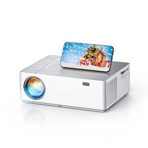 ホームプロジェクター高性能化 リアル1920×1080P解像度フルHD 8000高輝度 内蔵スピーカー 台形補正 ズーム機能 200