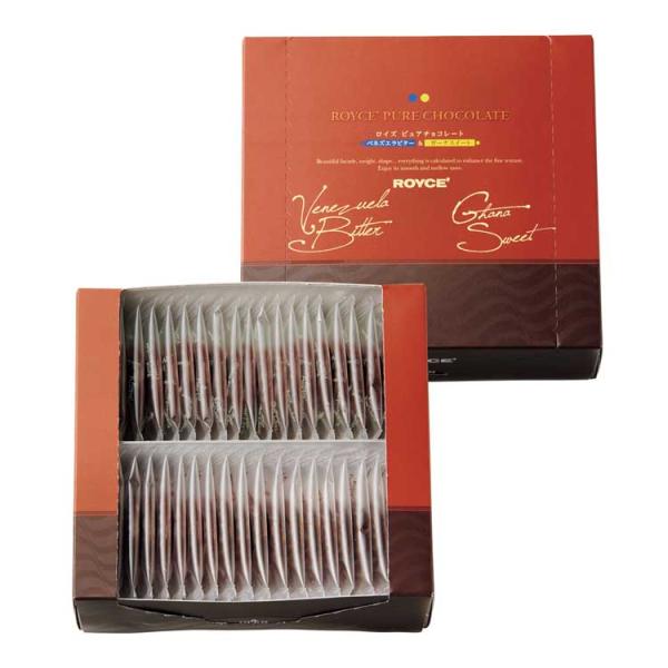 ピュアチョコレート　ベネズエラビター＆ガーナスイート　ROYCE&apos;　ロイズ　