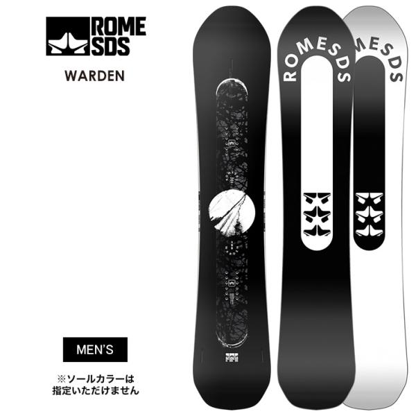 ROME SDS ローム WARDEN ワーデン 23-24 2024 スノーボード 板 メンズ