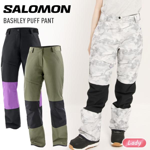 23-24 SALOMON サロモン BASHLEY PUFF PANT W レディース スノーボー...