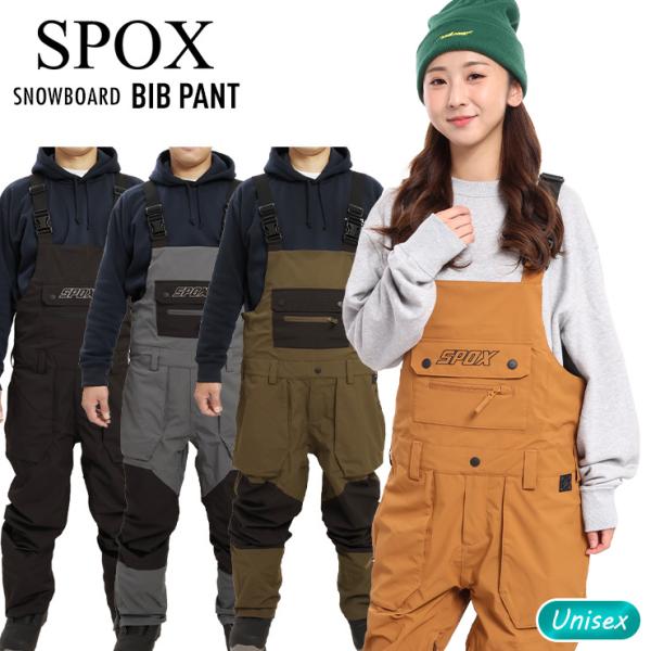 スノーボードウェア メンズ  ユニセックス ビブパンツ SPOX スポックス SPP-4030 スノ...