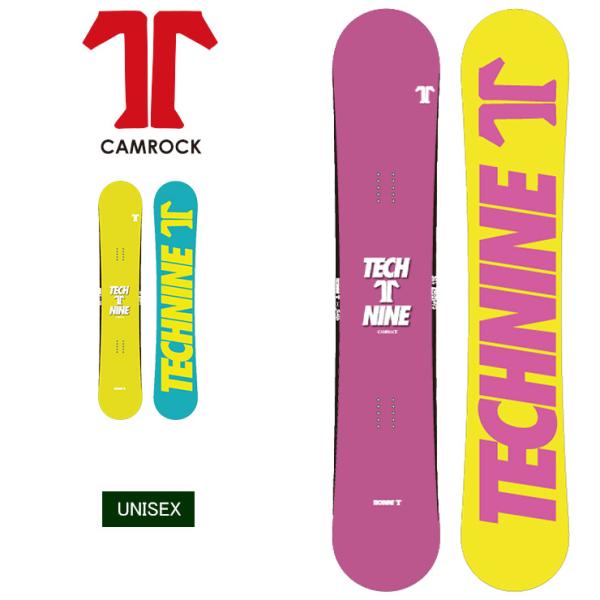 TECHNINE テックナイン CAMROCK カムロック 23-24 スノーボード 板 メンズ レ...