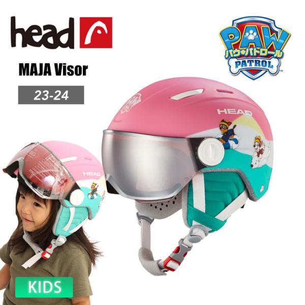 HEAD ヘッド MAJA Visor PAW ヘルメット スノーボード スキー キッズ ジュニア ...
