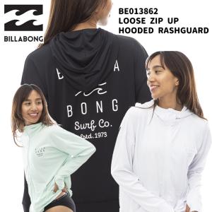 BILLABONG ビラボン レディース LOOSE ZIP UP HOODED RASHGUARD ジップアップラッシュガードパーカー BE013862 2024年春夏モデル アウトドア｜snowtown