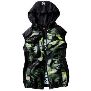 4L-5L 74230 空調服ベスト(フード付...の詳細画像1