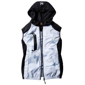 4L-5L 74230 空調服ベスト(フード付...の詳細画像2