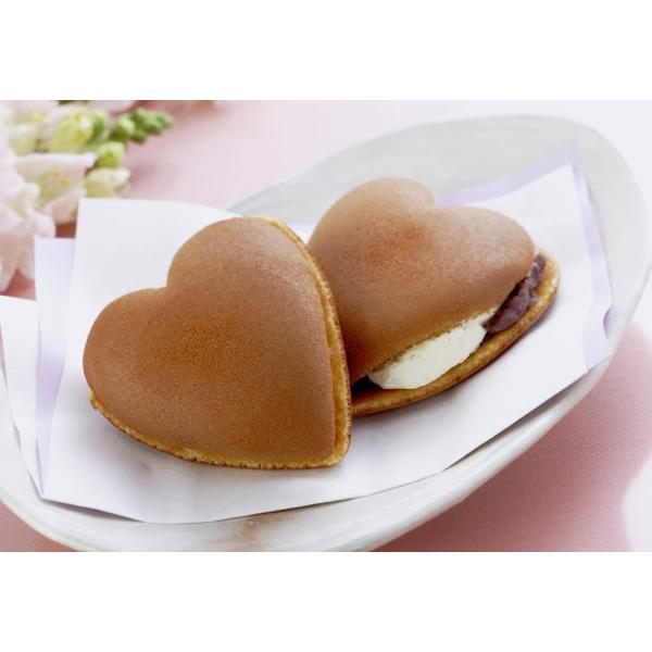 バレンタイン【ハート型バターどら焼き】和菓子 ギフト ブライダル お祝い 贈り物 イベント かわいい...
