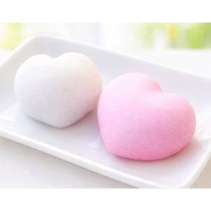 【バレンタイン】ハートの紅白まんじゅう2個入(...の詳細画像1