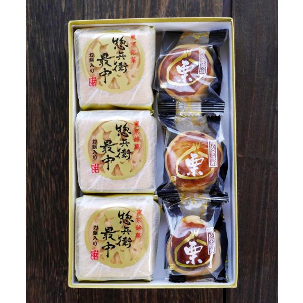 代表銘菓【和菓子/心づかい６個入（最中・栗まんじゅう）詰め合わせ】ギフト 贈り物 お歳暮 お取り寄せ...