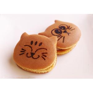 和菓子【猫どら焼き（小豆あん）】 ギフト 可愛い 動物 ねこ お祝い 贈答品 イベント お歳暮 贈り...