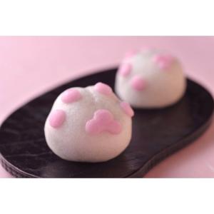 【にゃらん公式】肉球まんじゅう4ヶ入り（肉球饅頭）【和菓子】 ねこ 動物 お祝い 内祝い ギフト 贈...