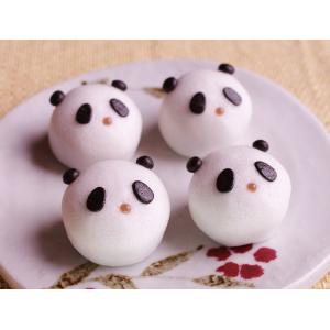 【パンダまんじゅう4個入(こし)】和菓子 どうぶつ饅頭 ブライダル イベント パーティー お祝い 出...