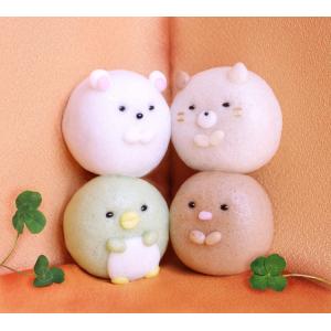 【サンエックス公式】ぎゅーっとすみっコまんじゅう4個入【和菓子】詰め合わせ ギフト 贈り物 手土産 引菓子 プレゼント 贈答品 薯蕷饅頭 お取り寄せ