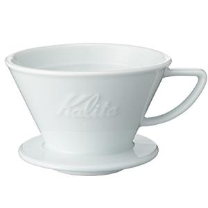 カリタ Kalita コーヒー ドリッパー ウェーブシリーズ 磁器製 波佐見焼 2*4人用 HASAMI & Kalita HA185 #02135｜so-store