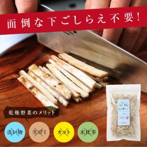 乾燥ごぼう 80g 生野菜約800g分 国産ゴ...の詳細画像2