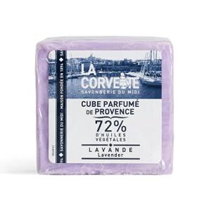 サボン・ド・プロヴァンス ラベンダー 300g 植物性 フレグランス ソープ キューブ 型 La Corvette