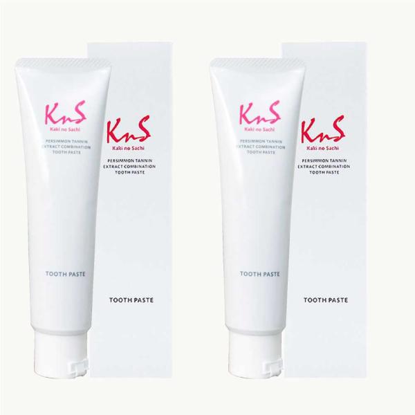 KnS 薬用柿渋ハミガキ 100g 2本セット | かきのさち 柿渋 臭い 歯磨き粉 口臭 口臭対策...
