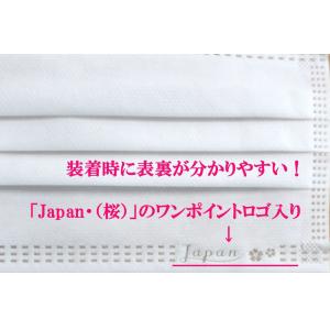 300枚「Japan 桜」不織布 日本製 マス...の詳細画像4