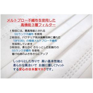 300枚「Japan 桜」不織布 日本製 マス...の詳細画像5