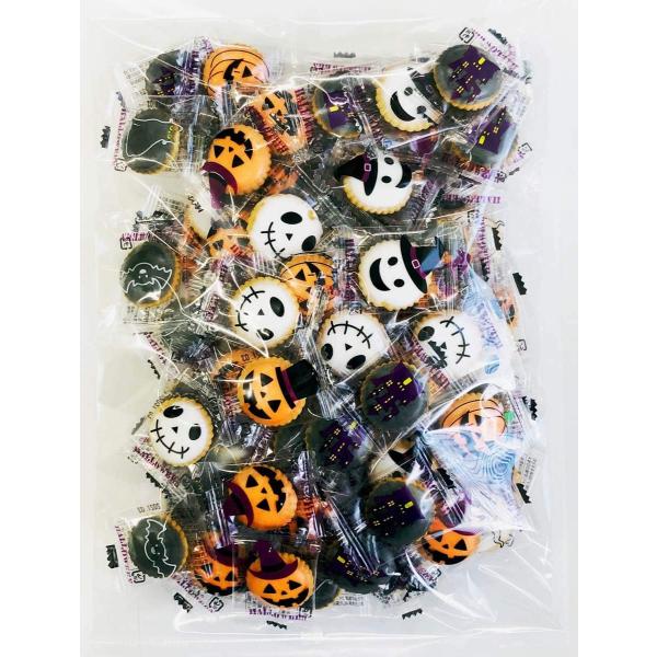 ハロウィン ヨーチ 1袋100個 クッキー プレゼント リアライズプランニング 配るよう 大容量 業...