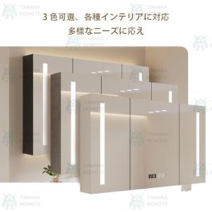 多機能壁掛けミラーキャビネット 防曇スマートミ...の詳細画像2