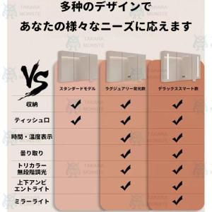 多機能壁掛けミラーキャビネット 防曇スマートミ...の詳細画像3