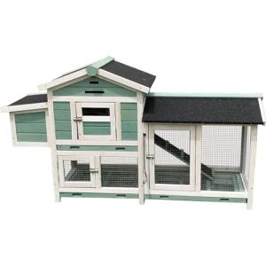 鶏小屋木製チキンハウス 屋外マルチレベル耐候性...の詳細画像2