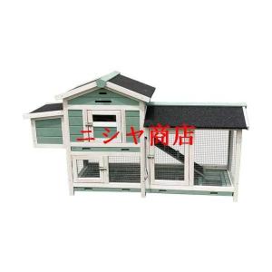 鶏小屋木製チキンハウス 屋外マルチレベル耐候性...の詳細画像5