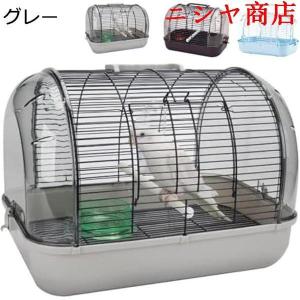 鳥かご インコ 大型 透明 お出かけ 鳥籠 持...の詳細画像4