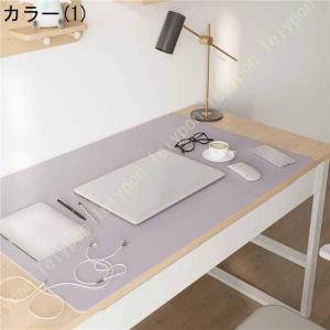 デスクマット 無地 シンプル デスクシート 大...の詳細画像2