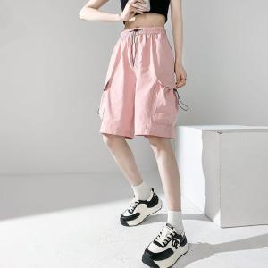 ハーフパンツ レディース 夏 水陸両用 カーゴ...の詳細画像2