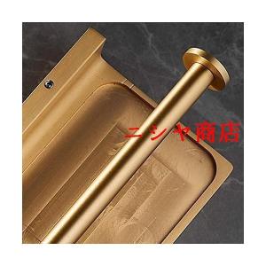 トイレットペーパーホルダー ゴールド 真鍮製 ...の詳細画像4