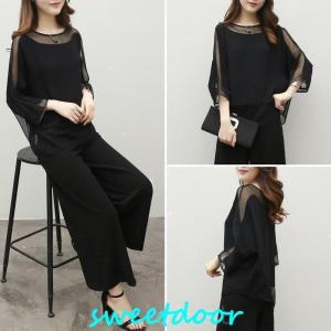 パンツスーツセットアップ レディース パンツド...の詳細画像4